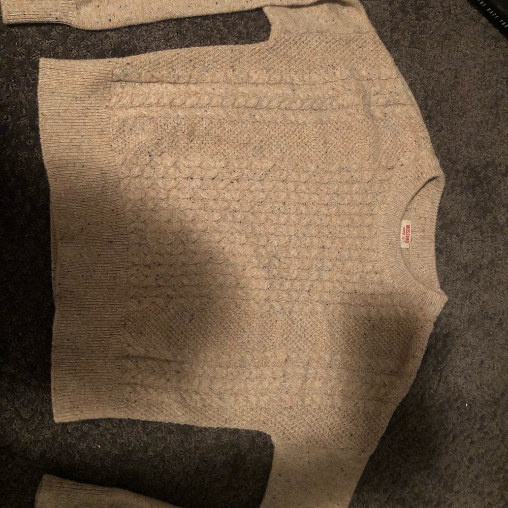 Massimo supply Co. Cable knit sweater